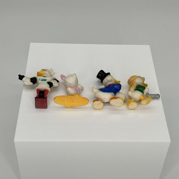 Lot of 4 Vintage Disney 1991 Kellogg Duck Tales Cereal Toy Figures Cake Toppers - Picture 8 of 8